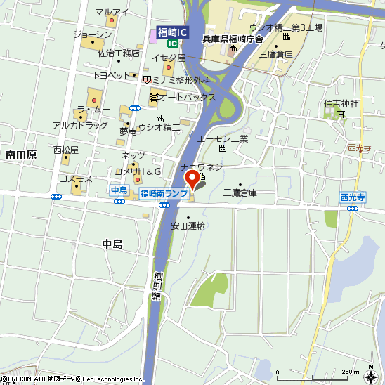 ミスタータイヤマン 福井福崎店付近の地図